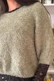 Lola Boucle Slouch Knit Soft Khaki